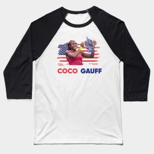 Coco Gauff Champion Baseball T-Shirt